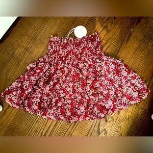 We’re All Pretty Girls Pink Floral Ruffle Skirt Size Small
